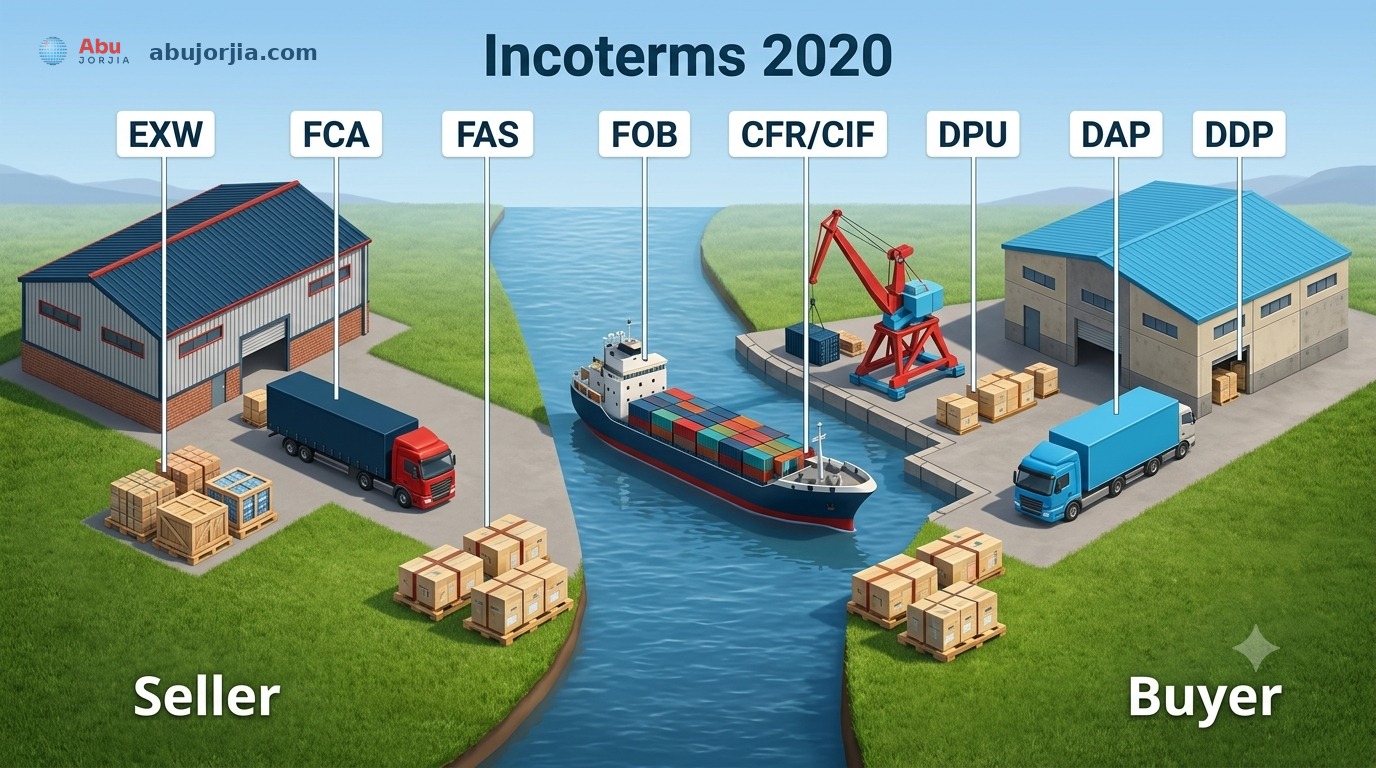 Incoterms 2020: responsibility from seller to buyer